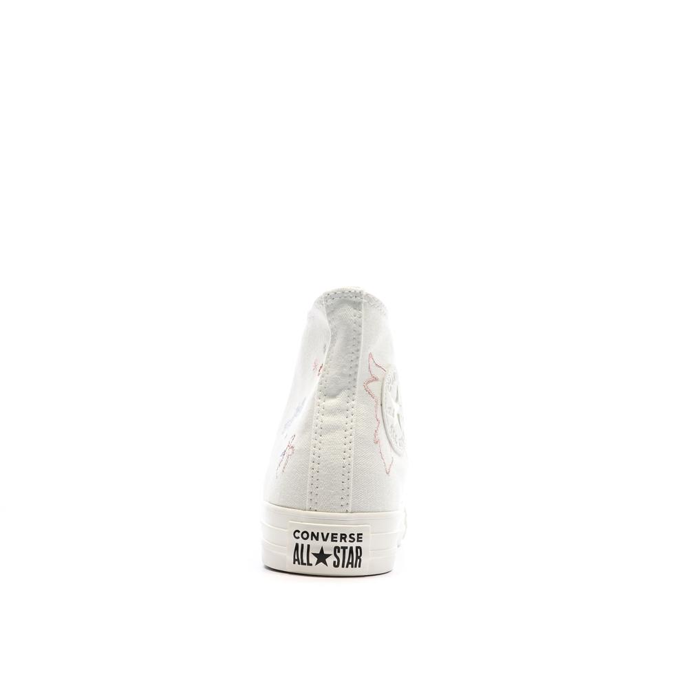 Baskets Blanches Femme Converse Chuck Taylor All Star vue 3