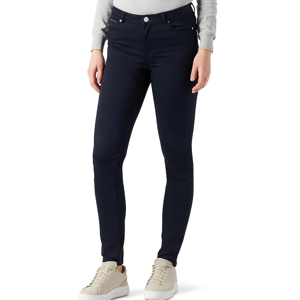 Pantalon Slim Marine enduit Femme Morgan Palona pas cher