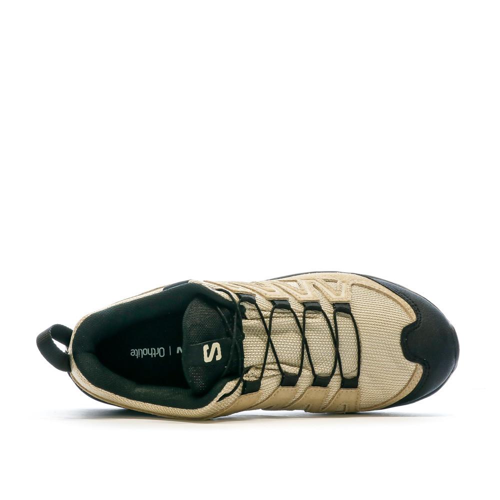 Chaussures de randonnée Beige/Noire Femme Salomon X Ward vue 4