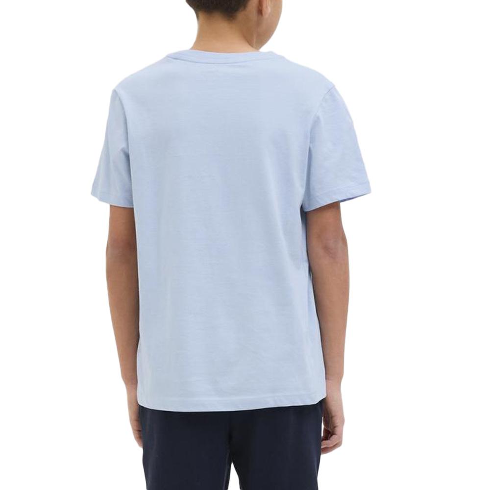 T-shirt Bleu Garçon Jack & Jones Palm vue 2