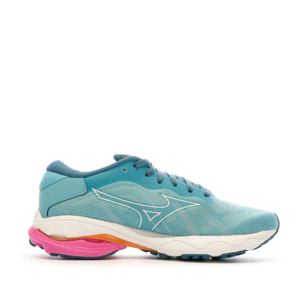 Chaussures de Running Bleu Femme Mizuno Wave Ultima vue 2