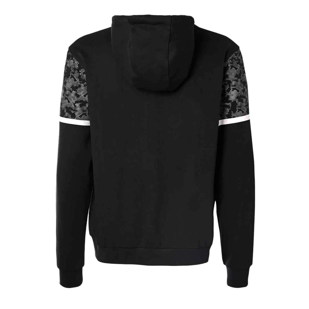 Sweat à Capuche Noir Homme Kappa Genzo Graphik vue 2