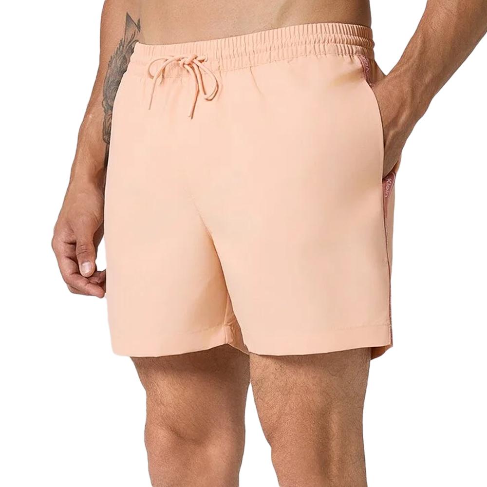 Maillot de bain Rose Clair Homme Calvin Klein Jeans Medium pas cher