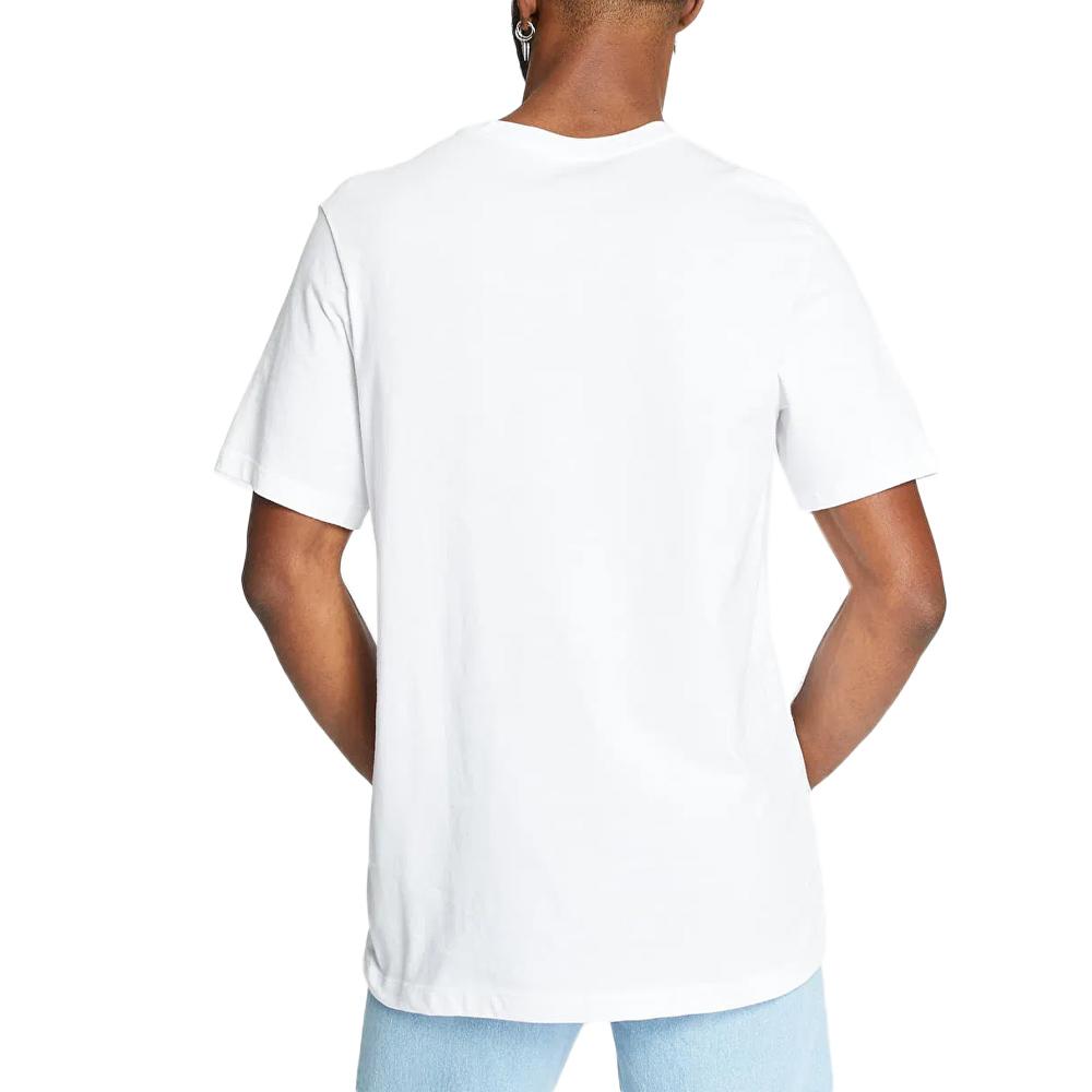 T-shirt Blanc Homme Nike Futura vue 2