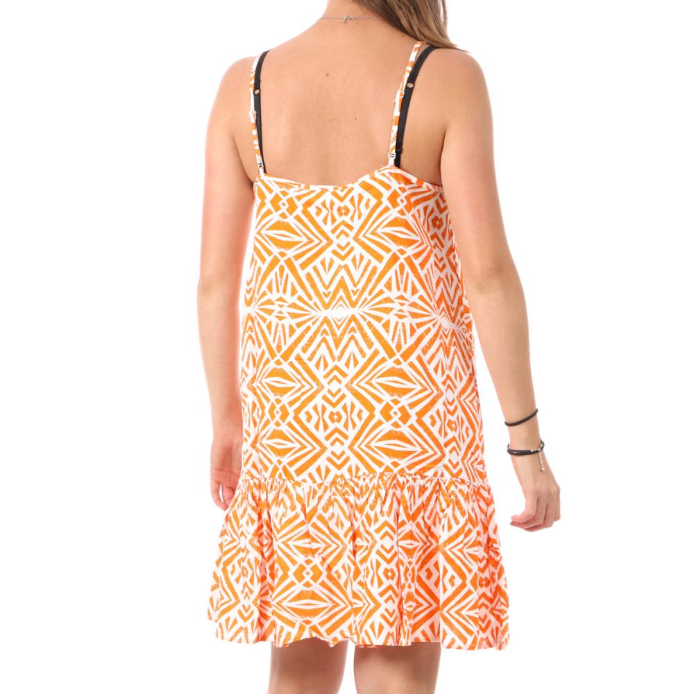 Robe Orange Femme Only Strap Rio vue 2