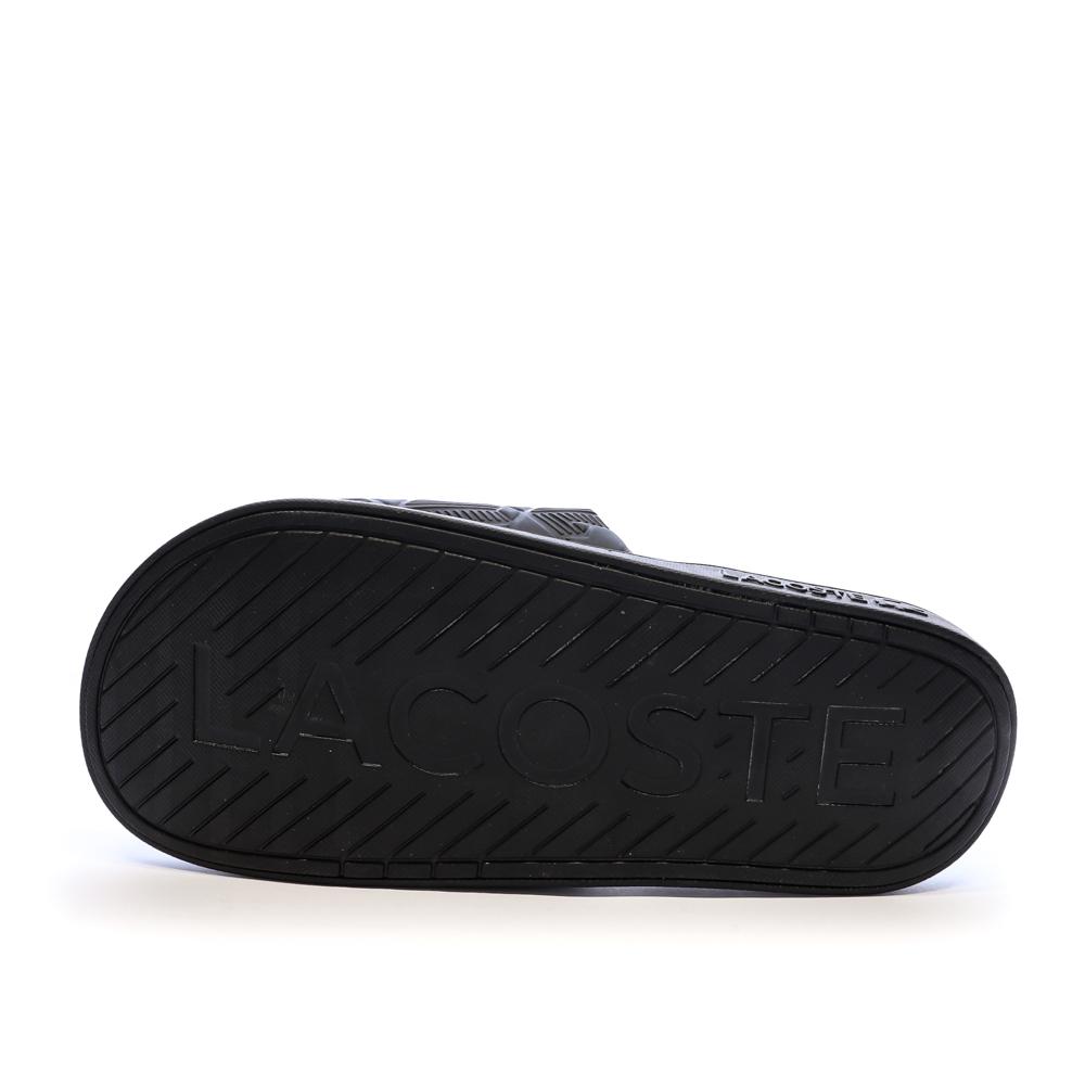 Claquettes Noir Homme Lacoste Serve Slide Dual 1251 vue 2