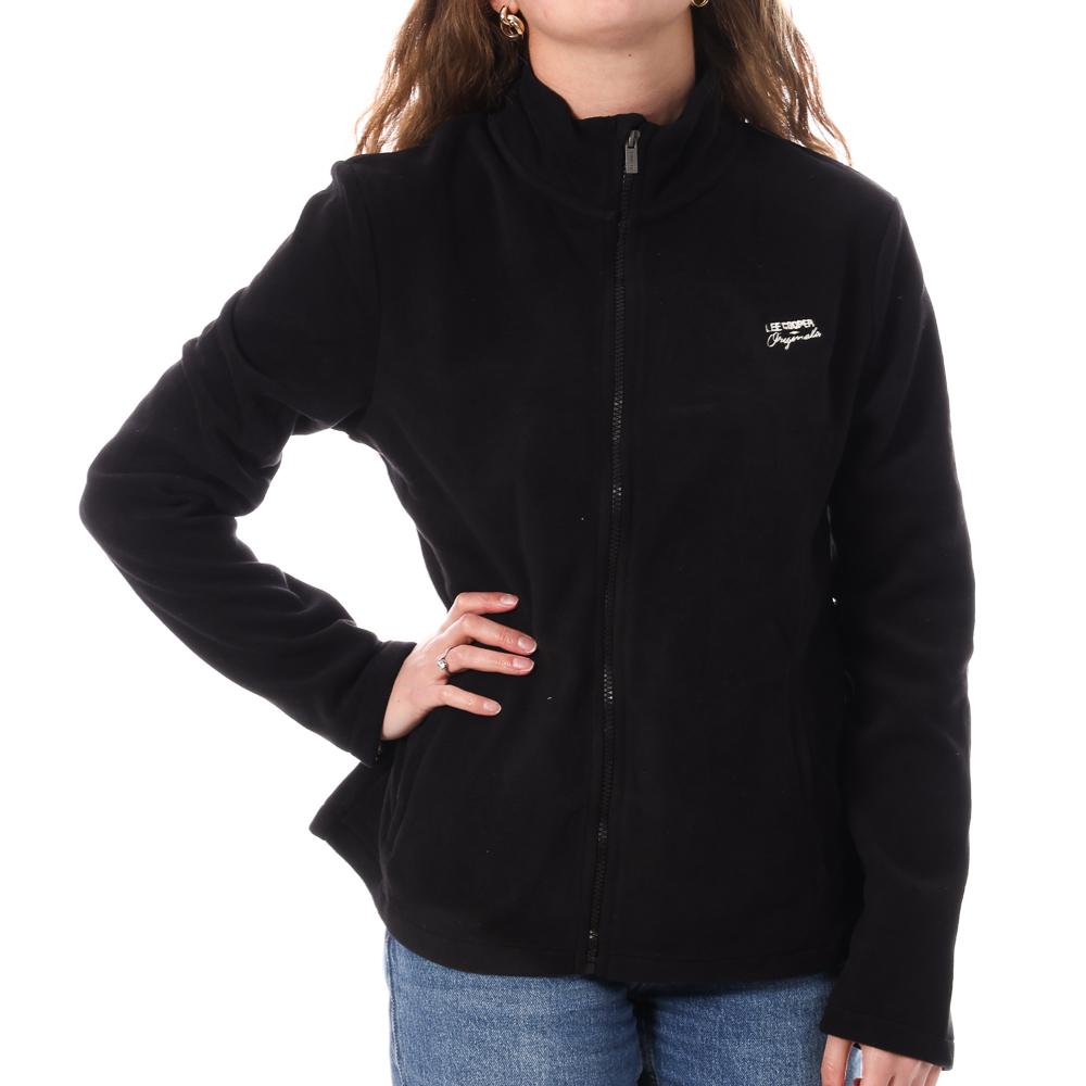 Polaire Zippé Noir Femme Lee Cooper Ozaya 010675 pas cher