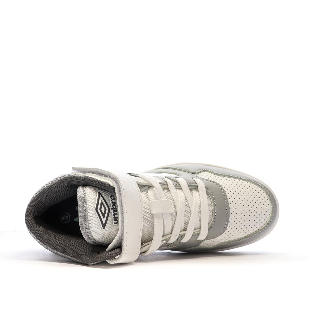 Baskets Blanches/Gris Garçon Umbro Olly vue 4