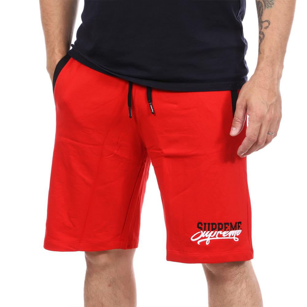 Short Jogging Rouge Homme Supreme Grip Basit pas cher