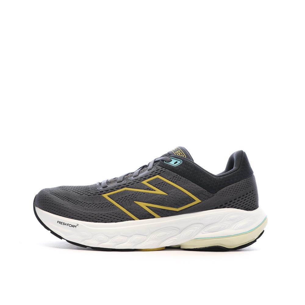 Chaussures running Grises Homme New Balance 860 Magnet pas cher