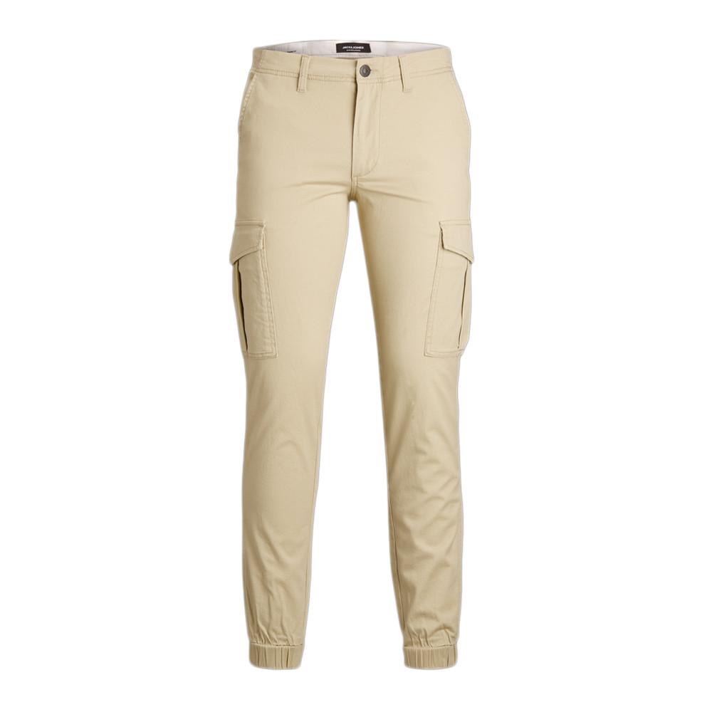 Pantalon Cargo Beige Homme Jack & JonesCuffed pas cher