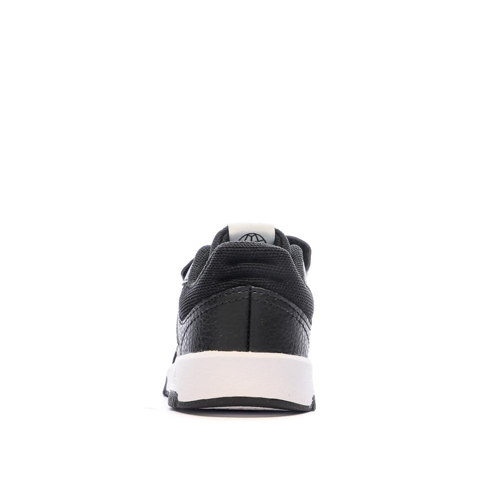 Baskets Blanches/Noires Garçon Adidas Tensaur vue 3