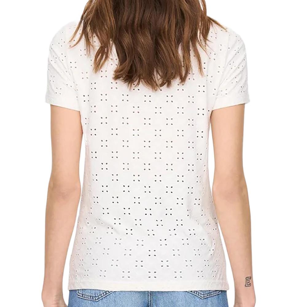 T-shirt Blanc Femme JDY Cathinka vue 2