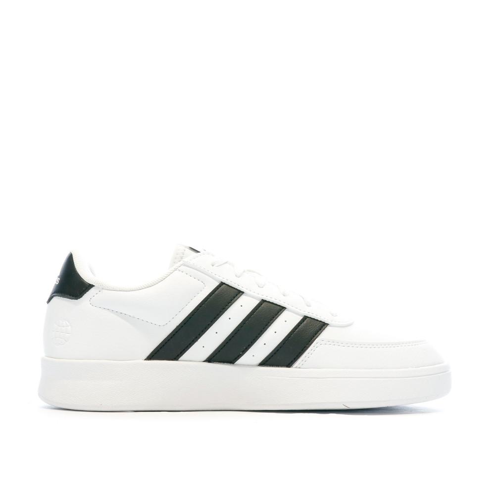 Baskets Blanches/Noires Homme Adidas Breaknet 2.0 vue 2
