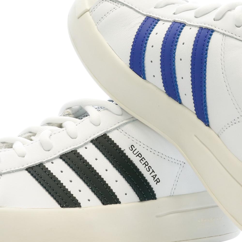 Baskets Blanches Garçon Adidas Superstar Ayoon W vue 7