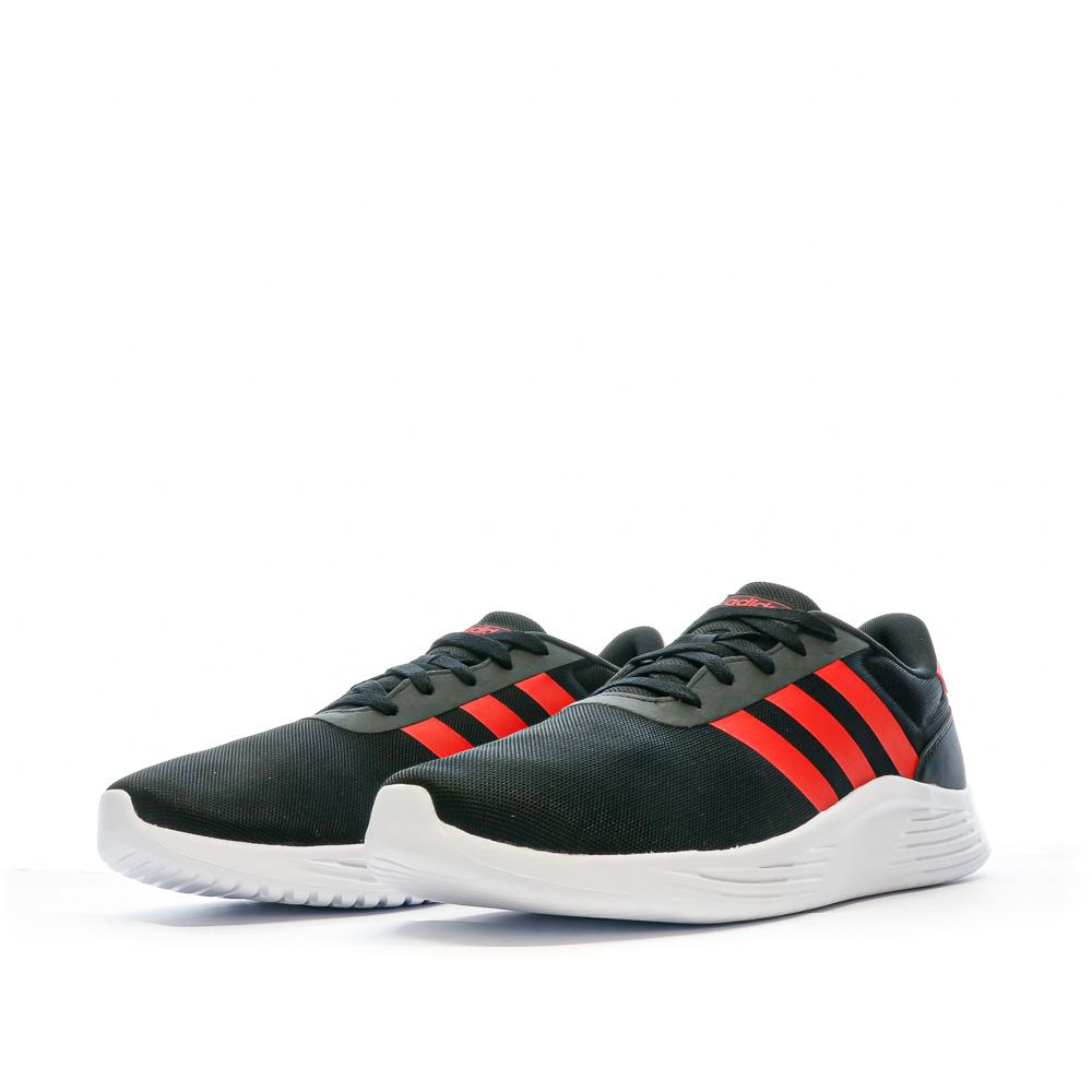 Chaussures de Running Noires/Rouges Homme Adidas Lite Racer 2.0 vue 6