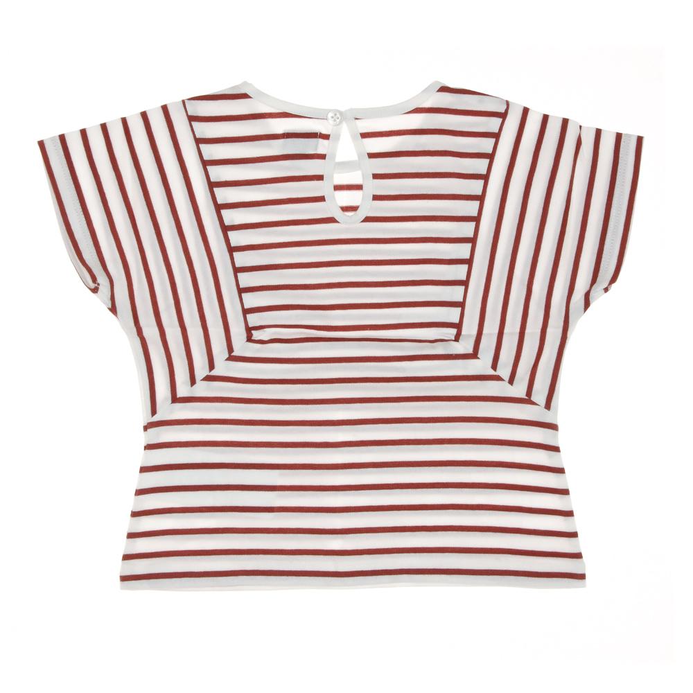 T-Shirt Blanc/Rose Fille EOM Tuner vue 2