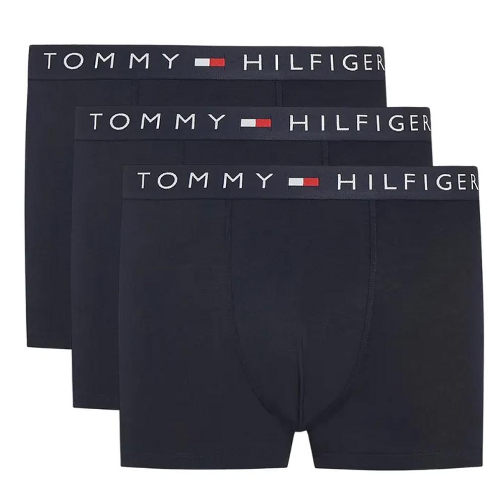 X3 Boxers Noir Homme Tommy Hilfiger UM0UM03180 pas cher