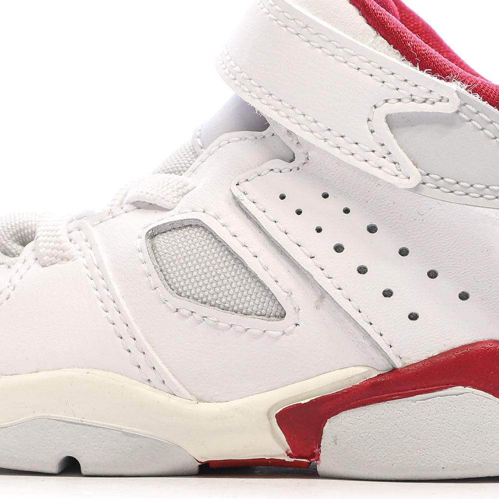 Baskets Écru/Rouge Garçon Nike Jordan 91 vue 7
