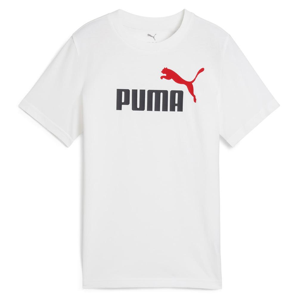Camiseta Blanco Niño Puma Ess 2 Color No.1 Log barato