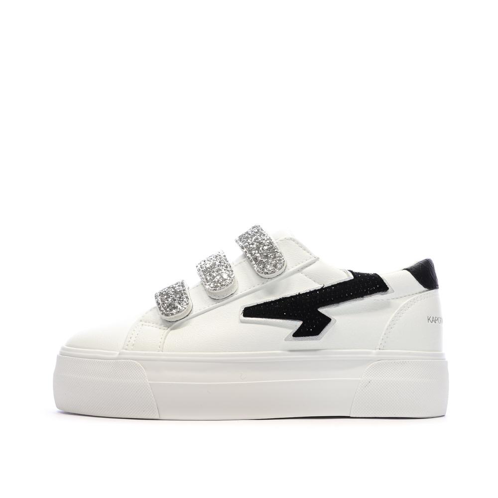 Baskets Blanche Plateforme Femme Kaporal Clovia pas cher