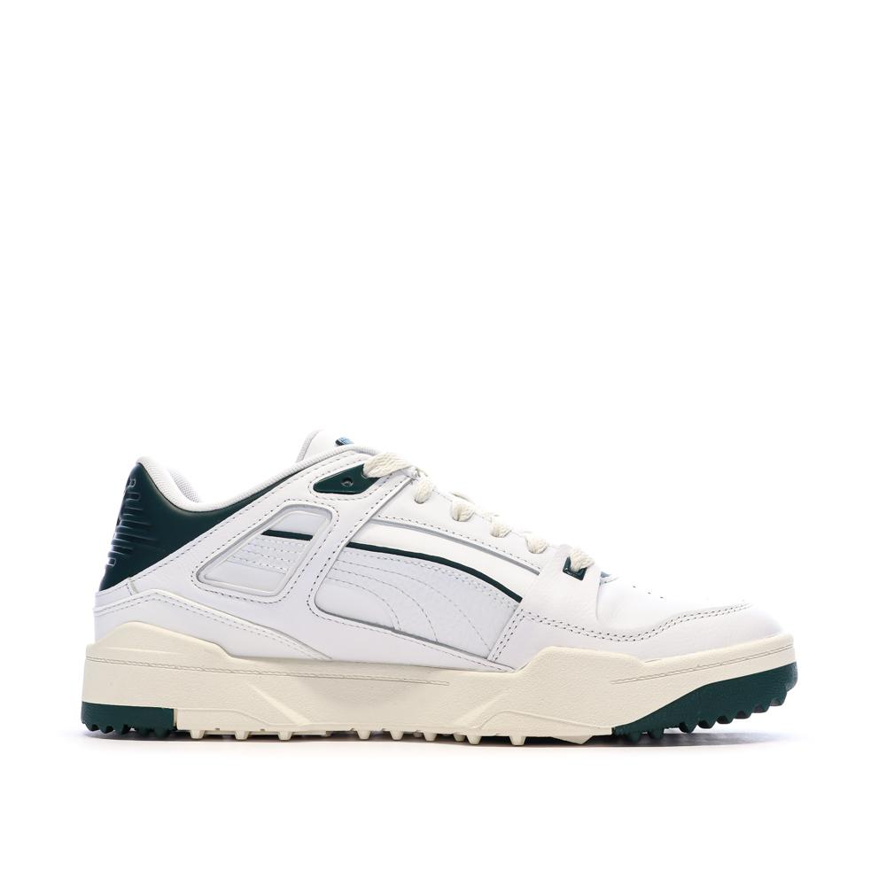 Puma Slipstream White/Dark Green Trainers Photo of the Espace des Marques %store% store - view of %key%