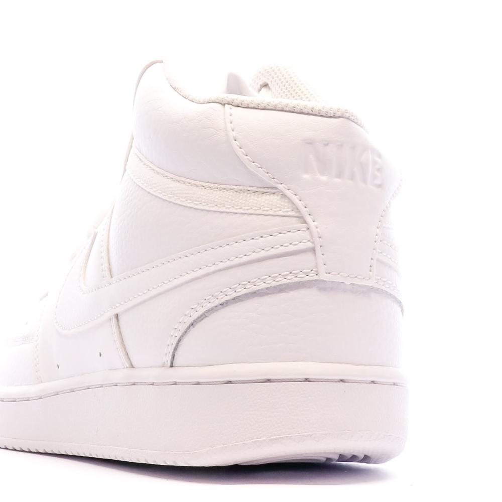 Basketts Blanches Femme Nike Court Vision Mid vue 7