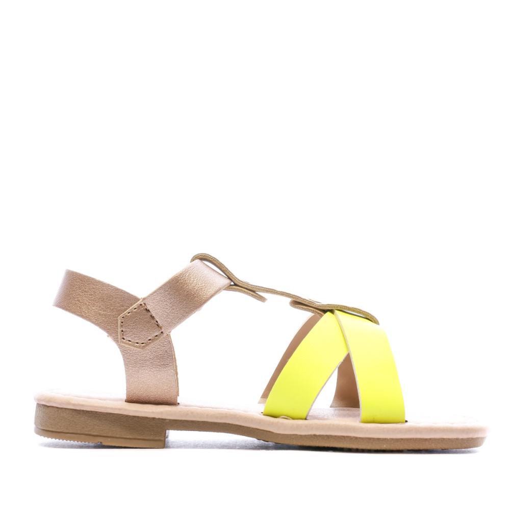 Sandales Jaune/Rose Gold Fille Beppi vue 2