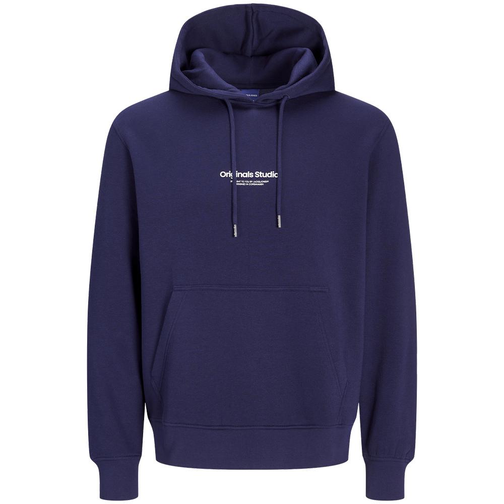 Sweat Bleu Homme Jack & Jones Bro vue 3