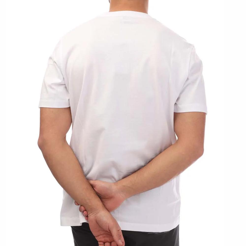 T-shirt Blanc Homme Diesel Tjust vue 2