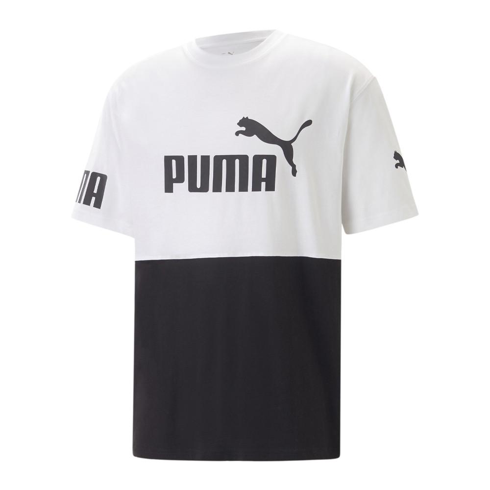 T-shirt Blanc/Noir Homme Puma Fd Pp pas cher