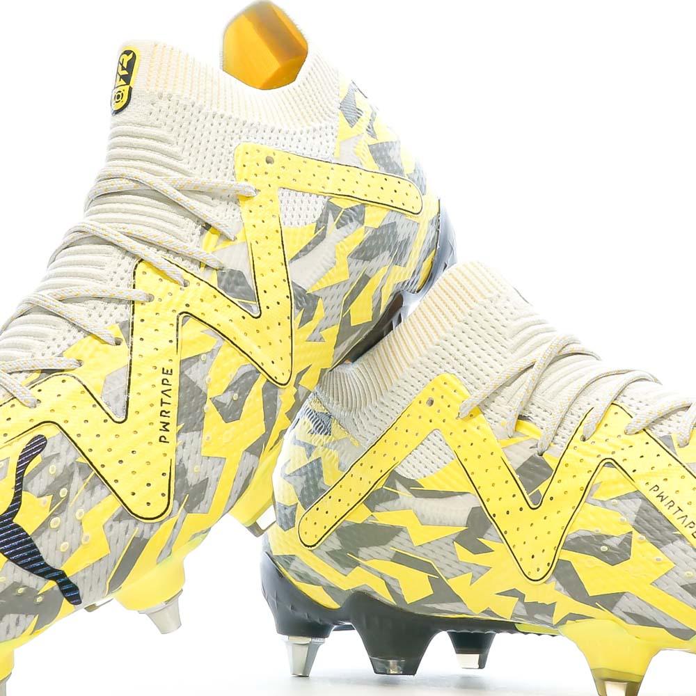 Chaussures de football Jaune/Grises Homme Puma Future Ultimate MxSG vue 7