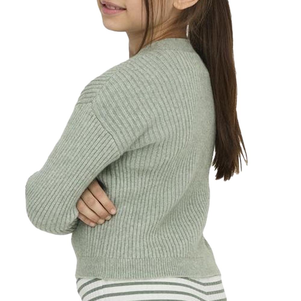 Gilet Vert Fille Kids ONLY Kogpiumo vue 2