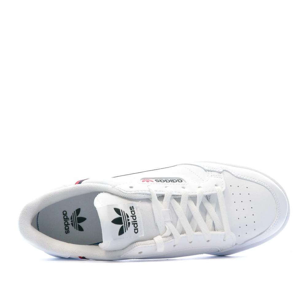 Baskets Blanches Femme Adidas CONTINENTAL 80 J vue 4