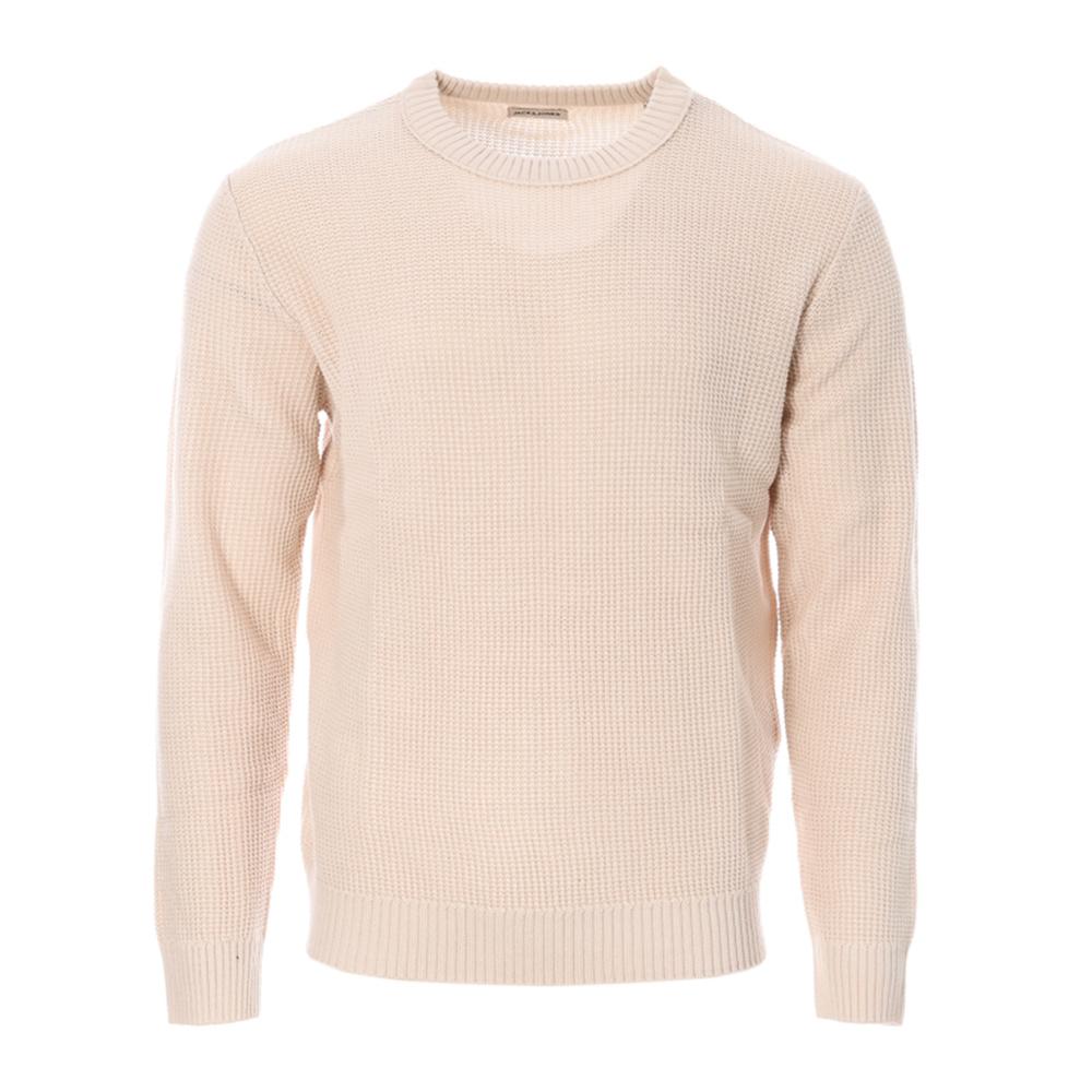 Pull Beige Homme Jack & Jones Whrice pas cher