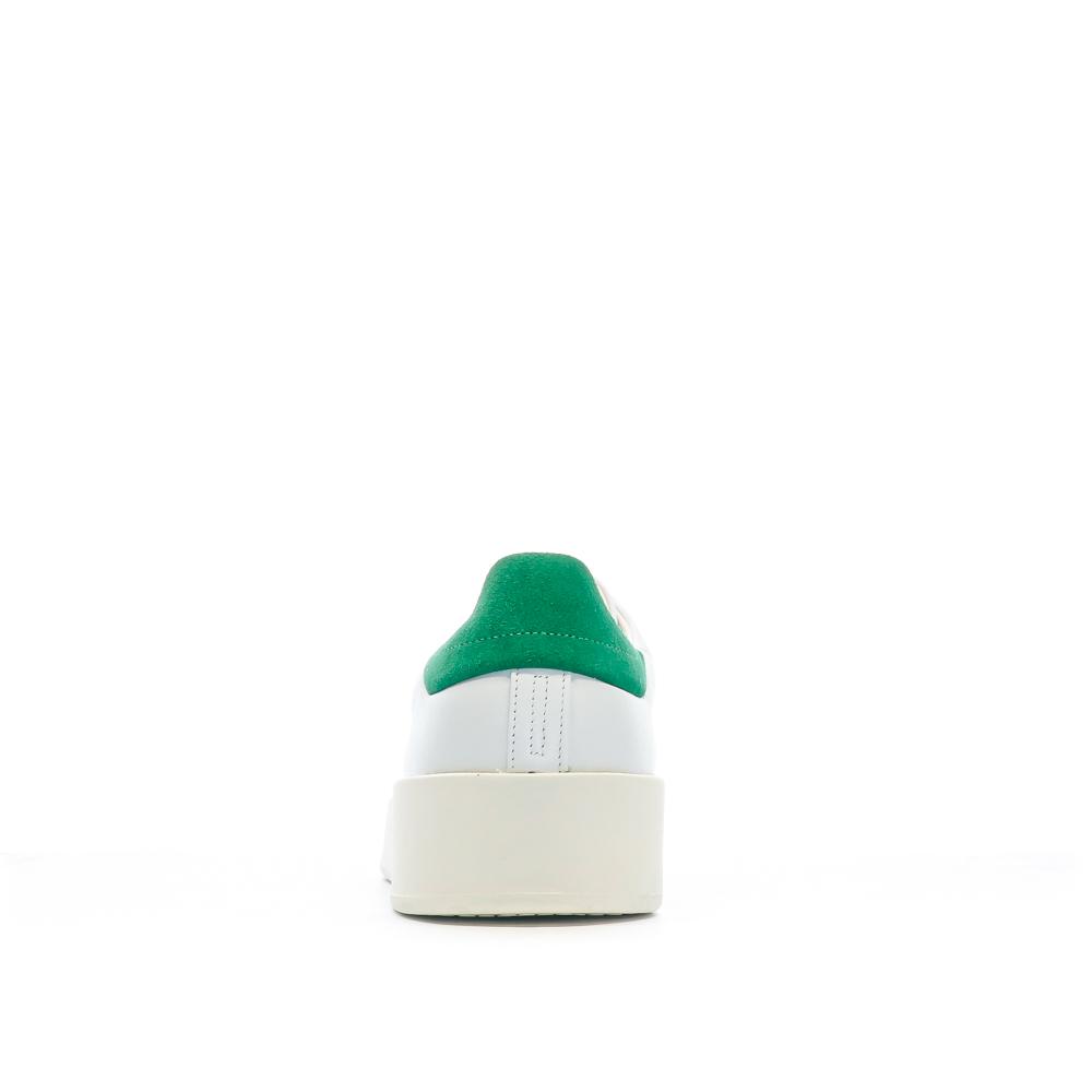 Baskets Blanches/Vert Homme Adidas Stan Smith Relasted vue 3