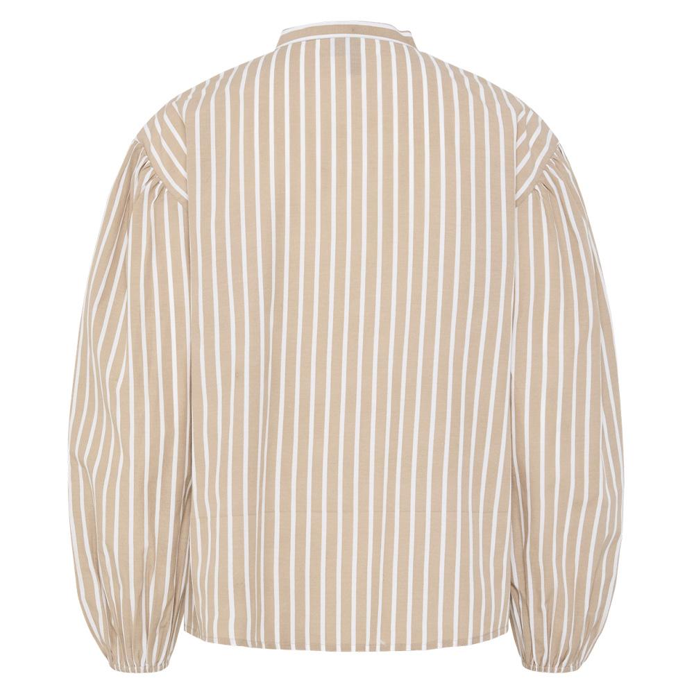 Blouse Blanc/Beige Femme Pieces Lilia vue 2