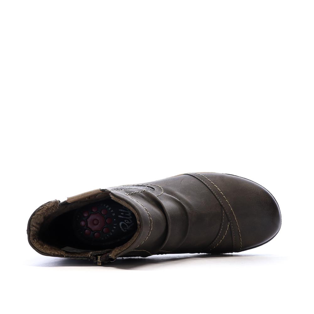 Bottines Marron Femme Relife Jilspray vue 4