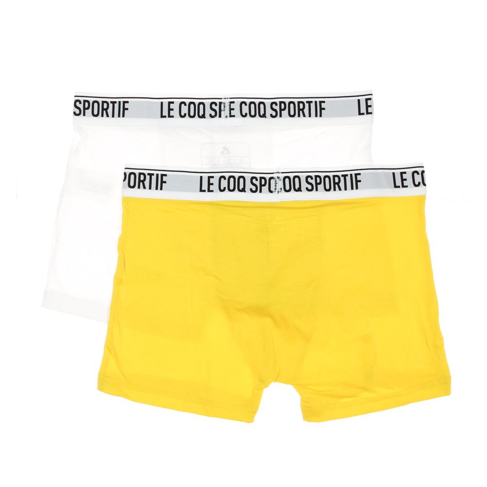 x2 Boxers Bleu/Blanc Homme Le Coq Sportif Camuset sport vue 2