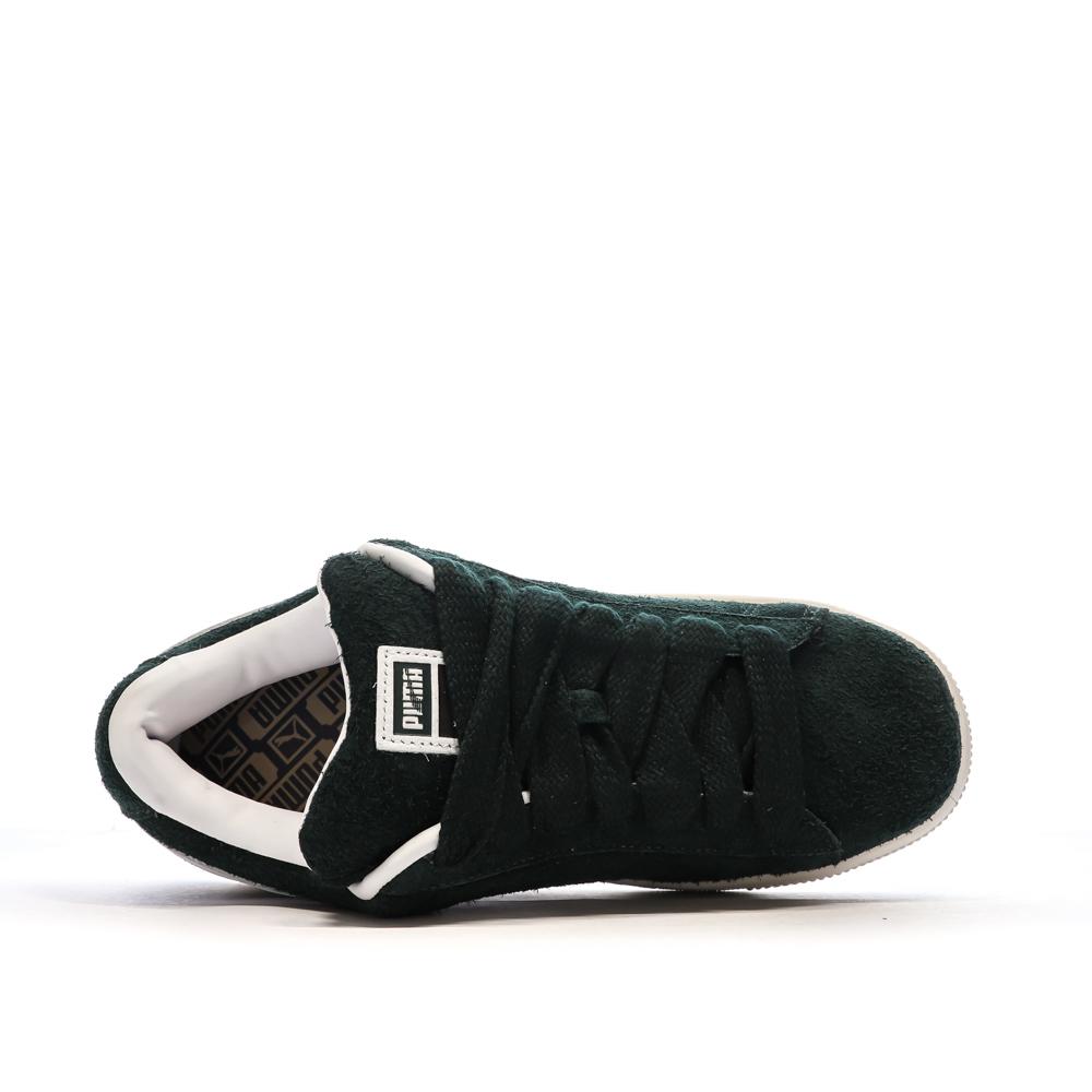 Baskets Vertes/Beiges Homme Puma Suede Xl Hairy vue 4