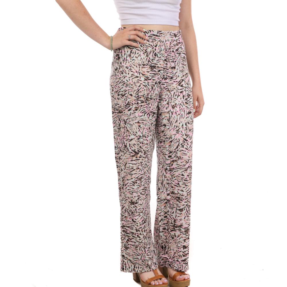 Pantalon Rose/Turquoise Femme Vero Moda Easy pas cher