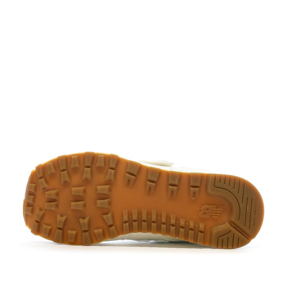 Baskets Ecrus Fille New Balance 574 vue 5