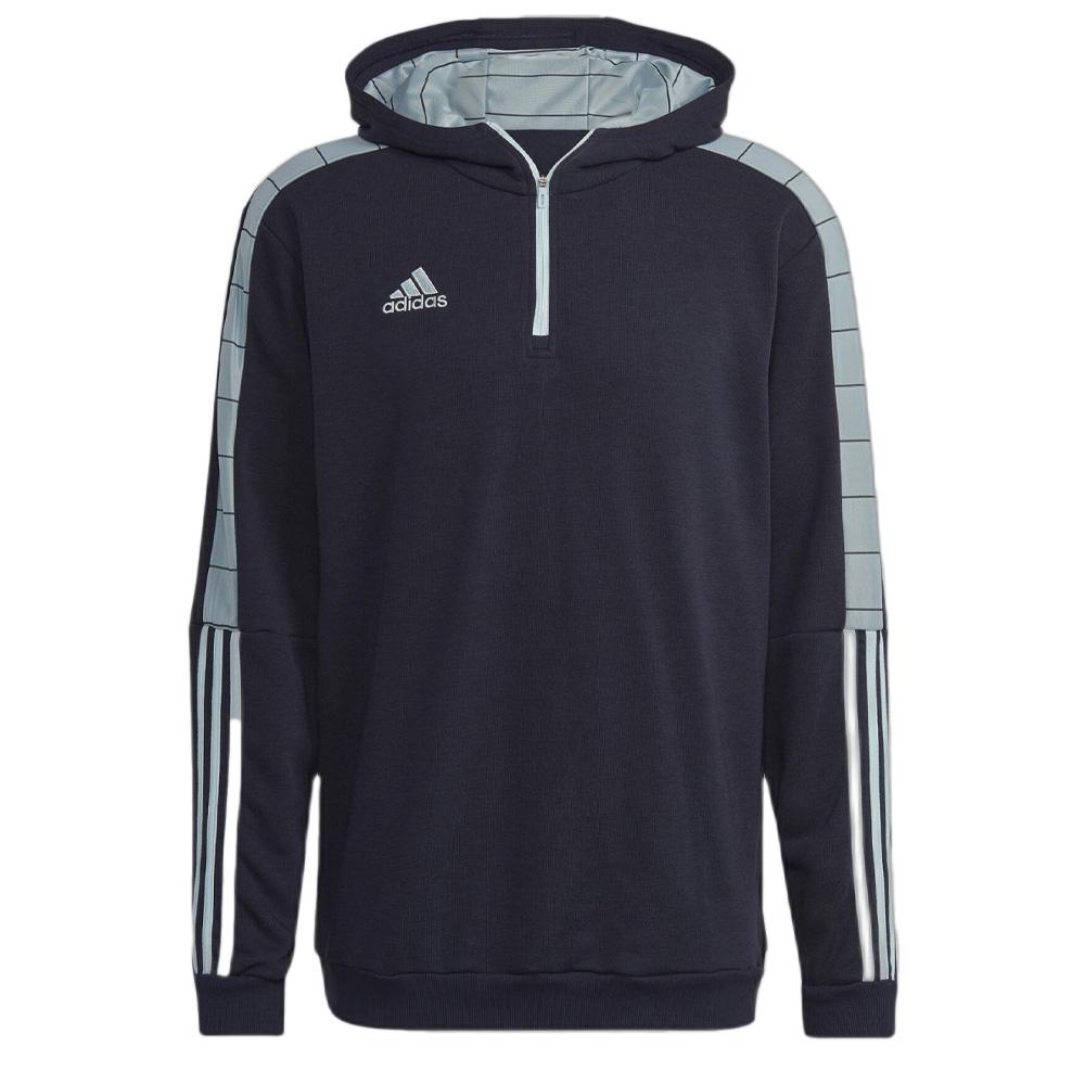 Sweat Marine/Turquoise Homme Adidas Tiro vue 3
