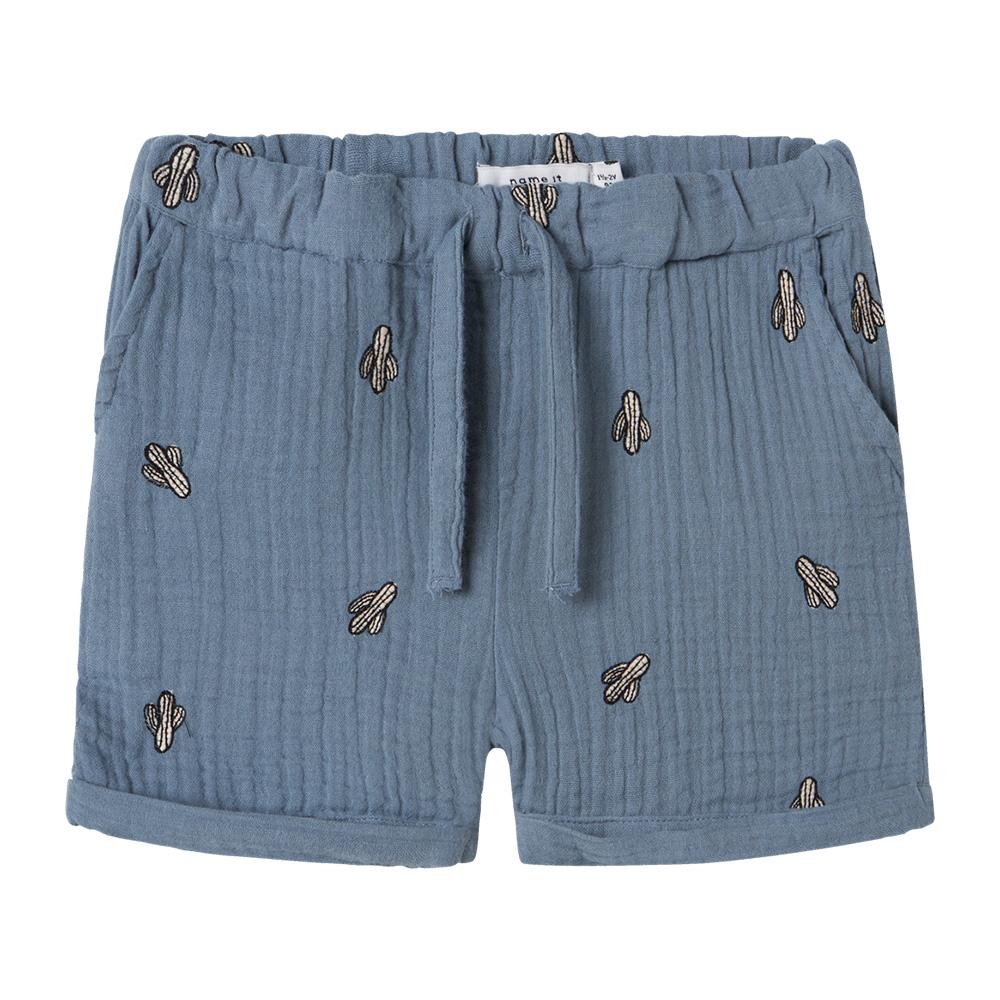 Short Bleu Garçon Name it Joshua pas cher