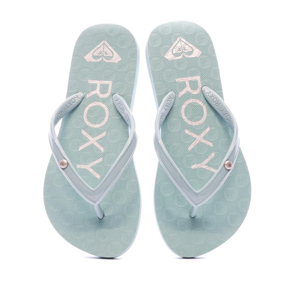 Tongs Turquoises Fille Roxy Sandy III vue 3