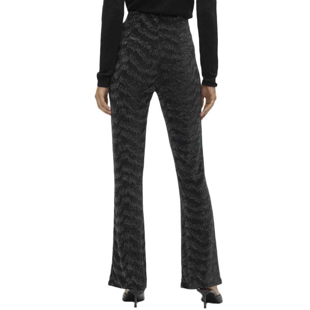 Pantalon Noir/Argenté Femme Vero Moda Lucy Hw Glitter vue 2