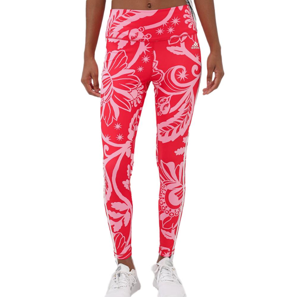Women's red/pink leggings Adidas Farm affordable