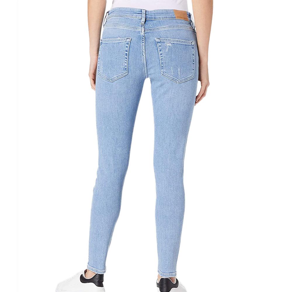 Jean Skinny Bleu Femme Superdry Mid Rise vue 2