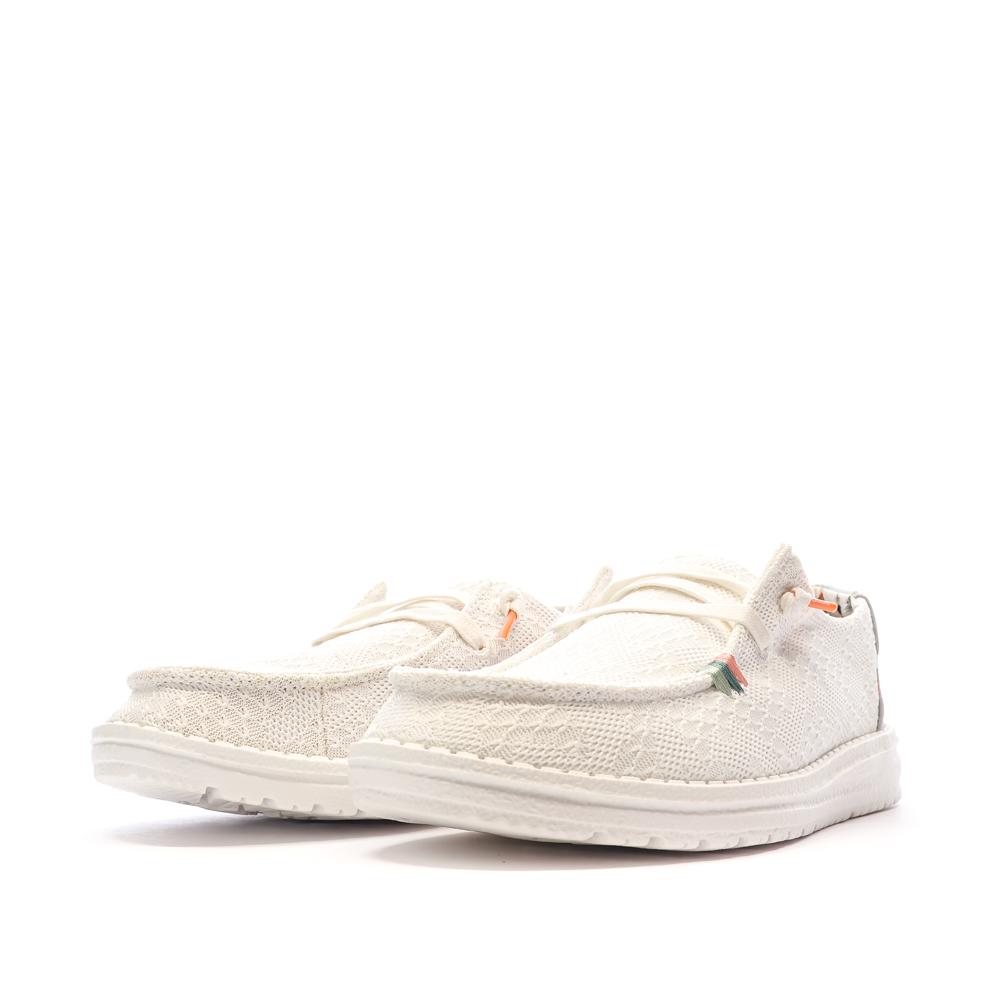 Chaussures Blanches Femme Hey Dude Wendy Boho vue 6