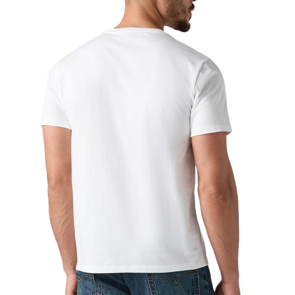 T-Shirt Blanc/Rouge Homme Levi's Original Neutrals vue 2